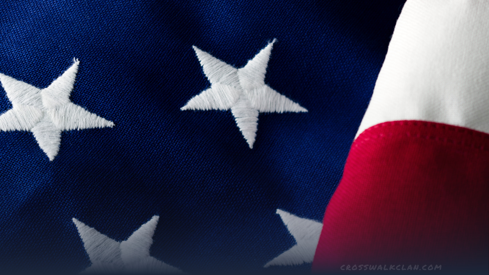 American stars and stripes flag close up
